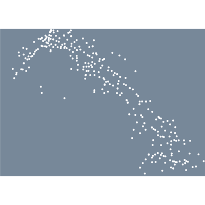 Example of geocoding with rectangle geometry: Cuba